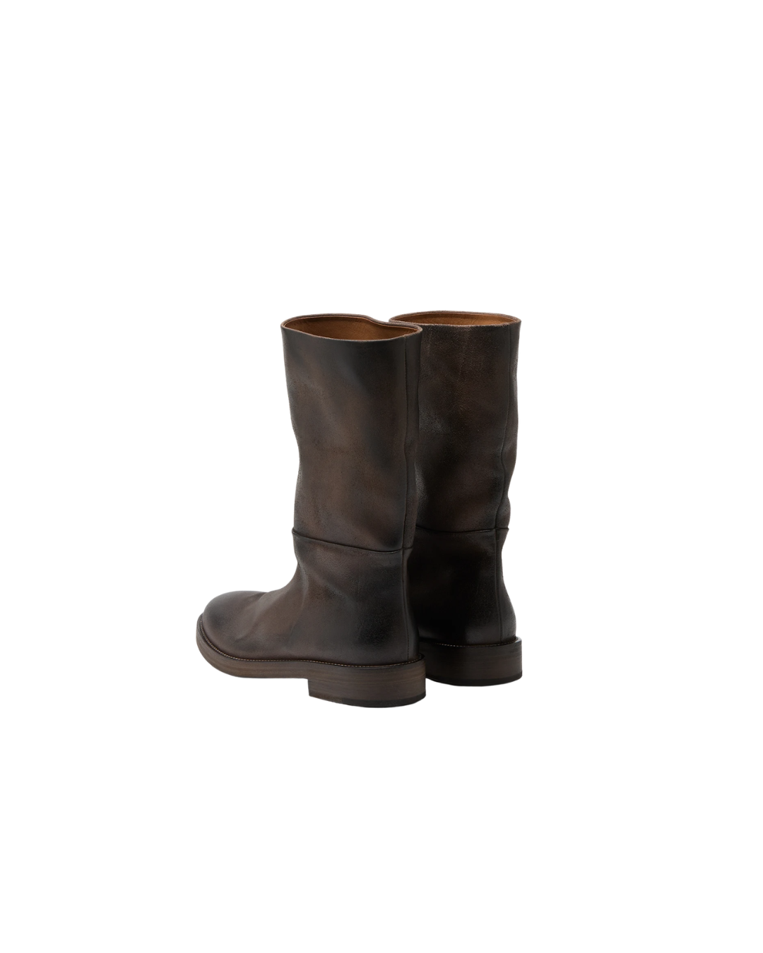 Tubetto Dark Brown Leather Boot