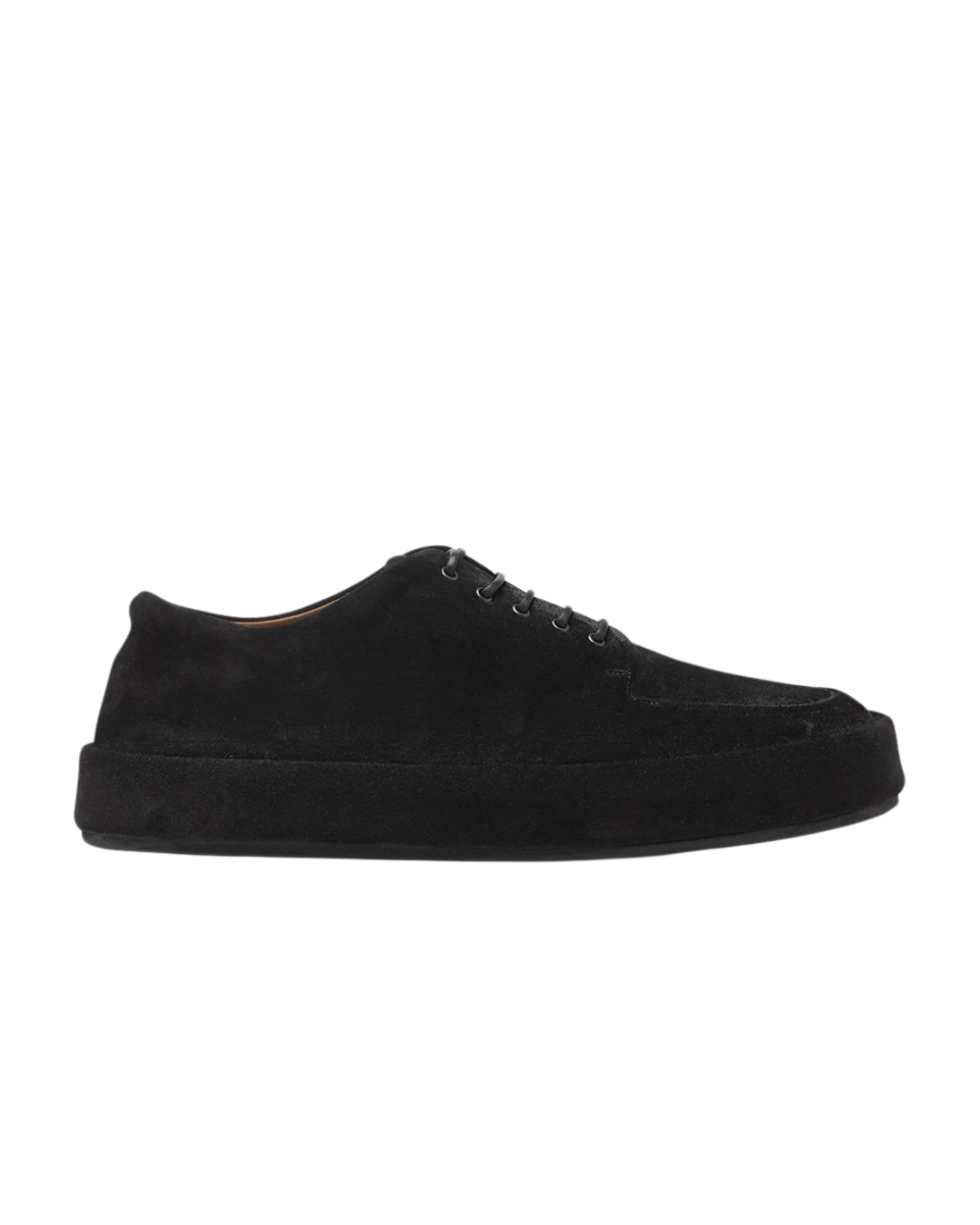 Cassapelle Black Leather Derby Shoes