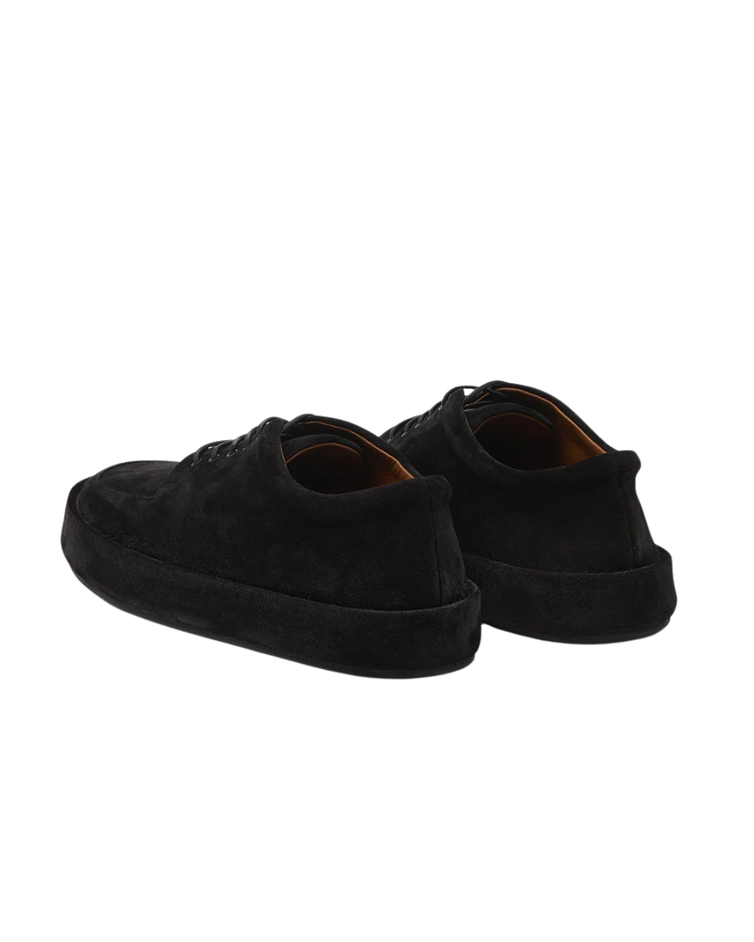 Cassapelle Black Leather Derby Shoes