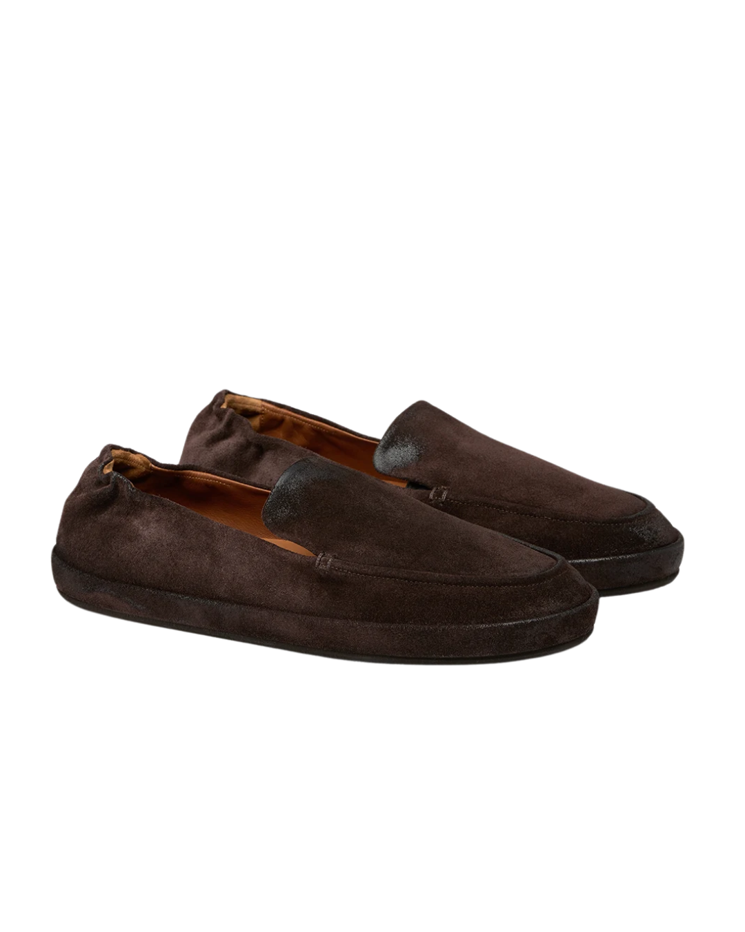 Scatopelle Dark Brown Suede Loafers