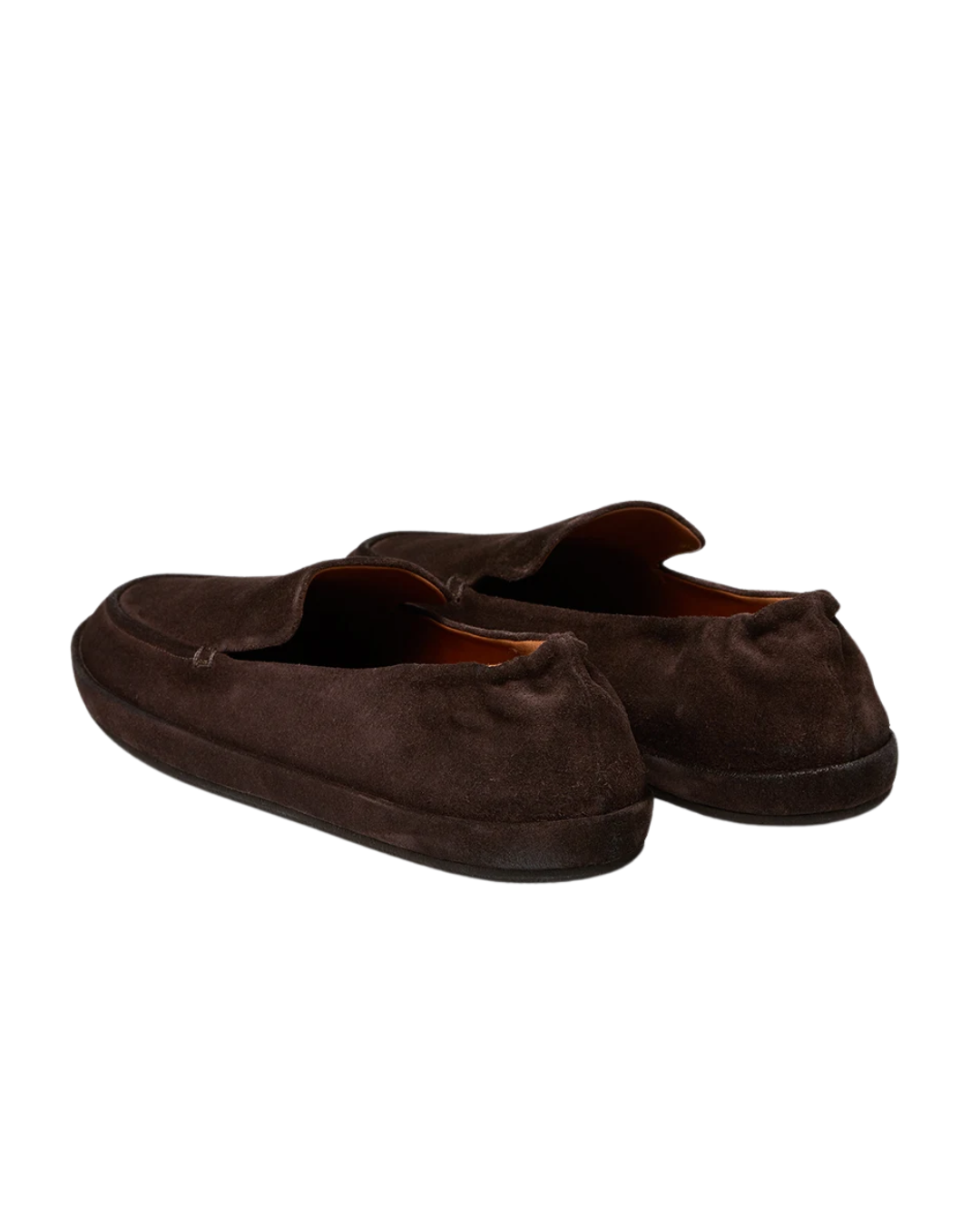 Scatopelle Dark Brown Suede Loafers