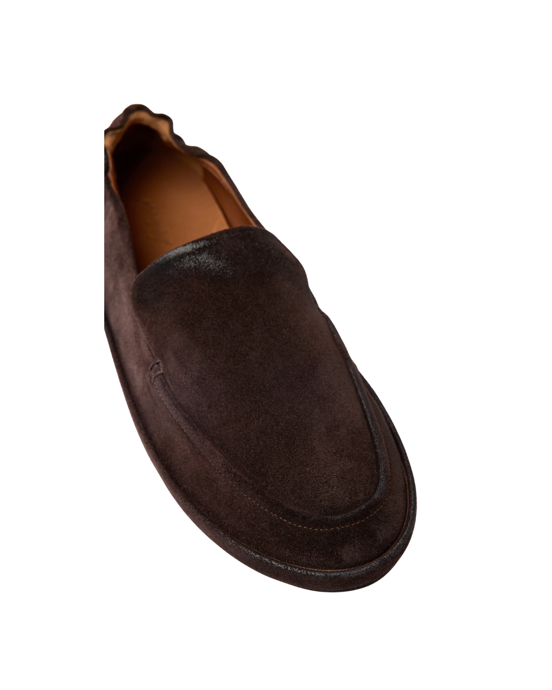 Scatopelle Dark Brown Suede Loafers