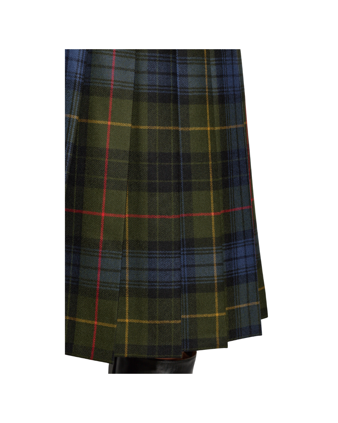 Wool Skirt With Plaid Pattern
