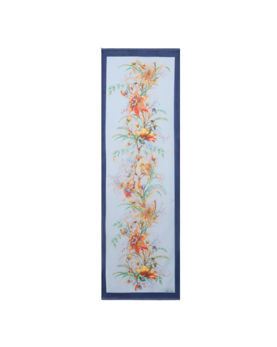 Floral Print Modal And Cashmere Scarf