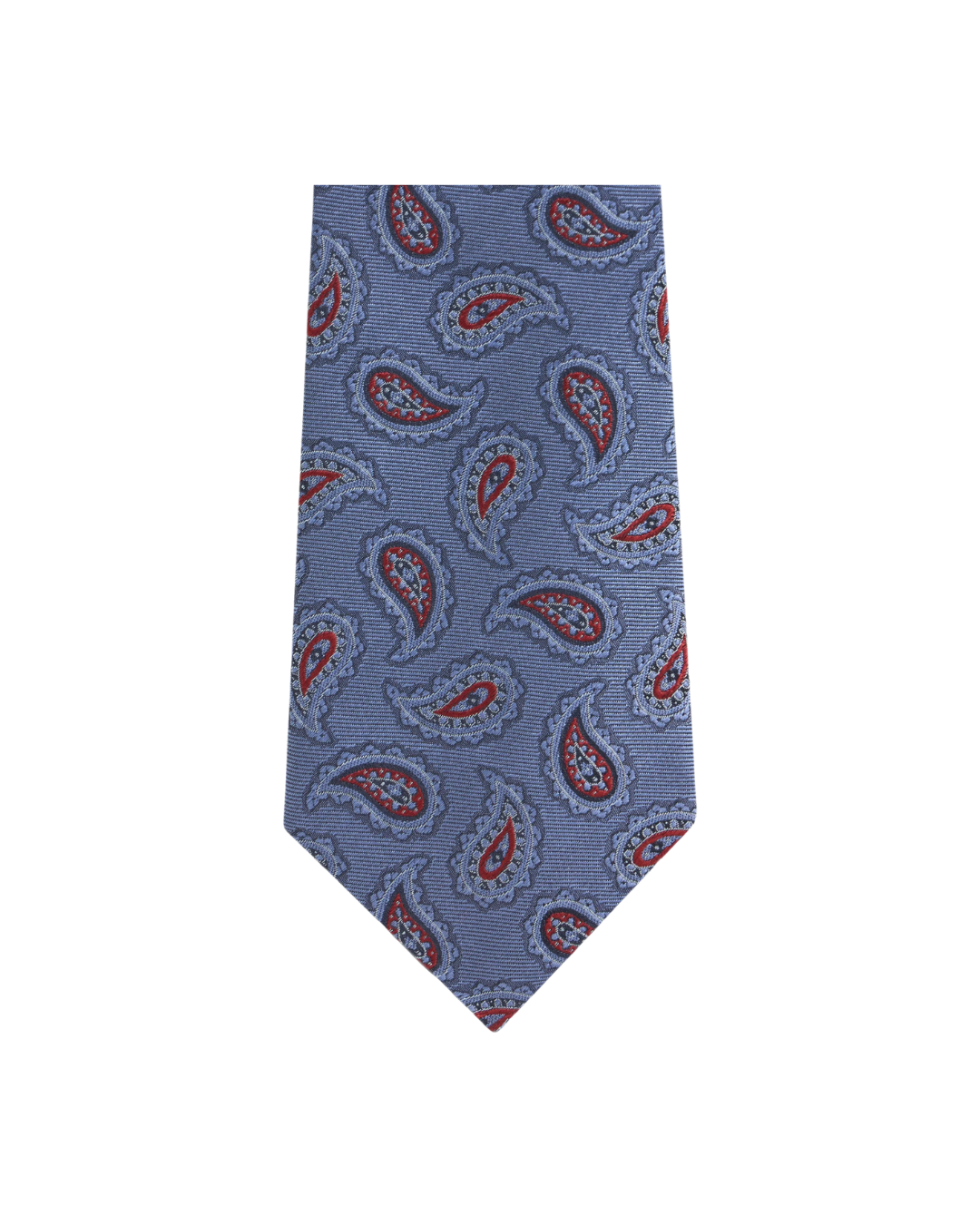 Silk Jacquard Tie With Paisley Motif
