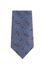 Silk Jacquard Tie With Paisley Motif