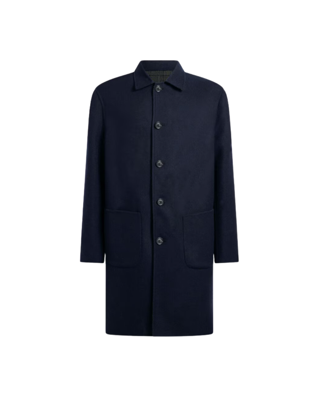 Reversible Wool-blend Coat