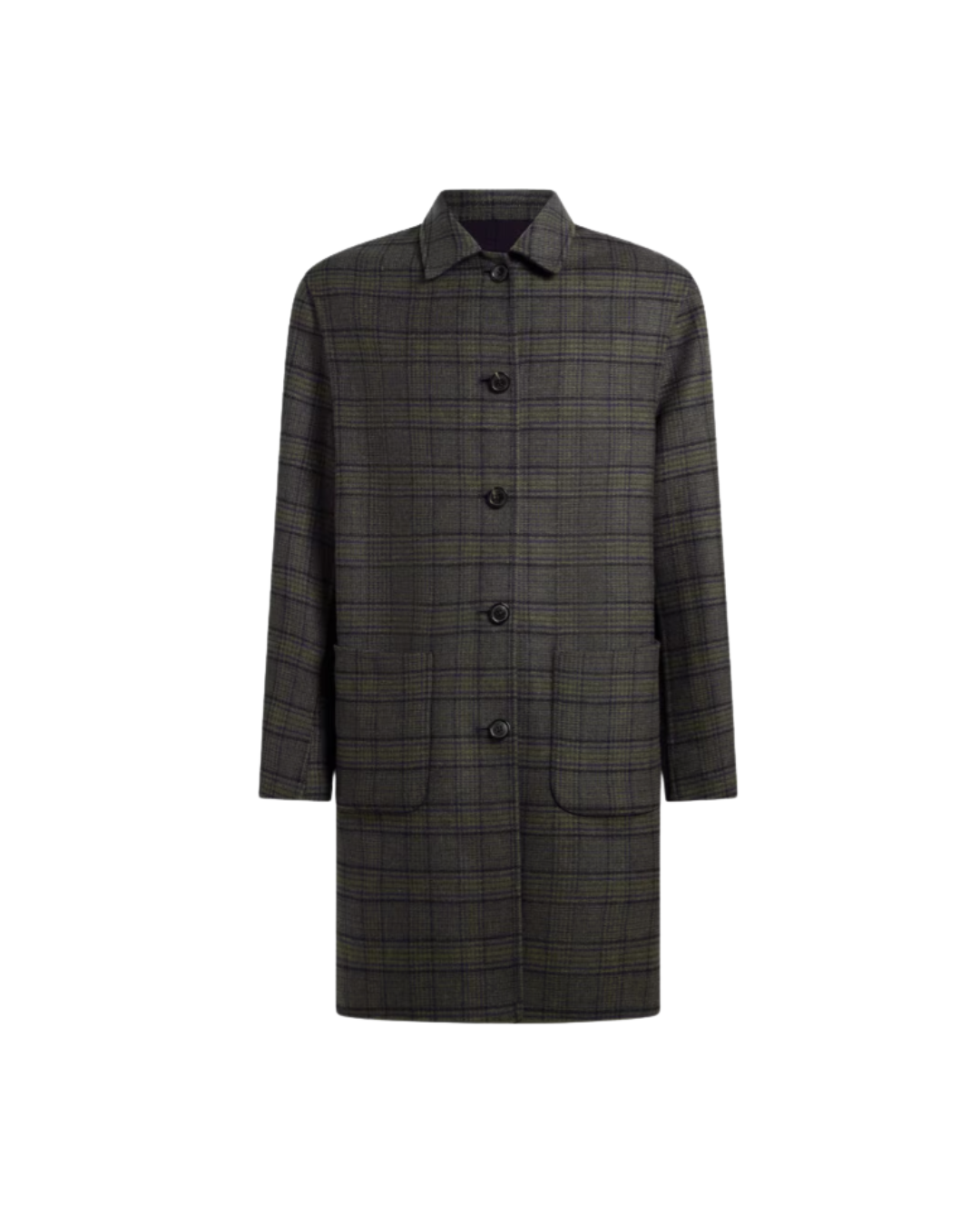 Reversible Wool-blend Coat
