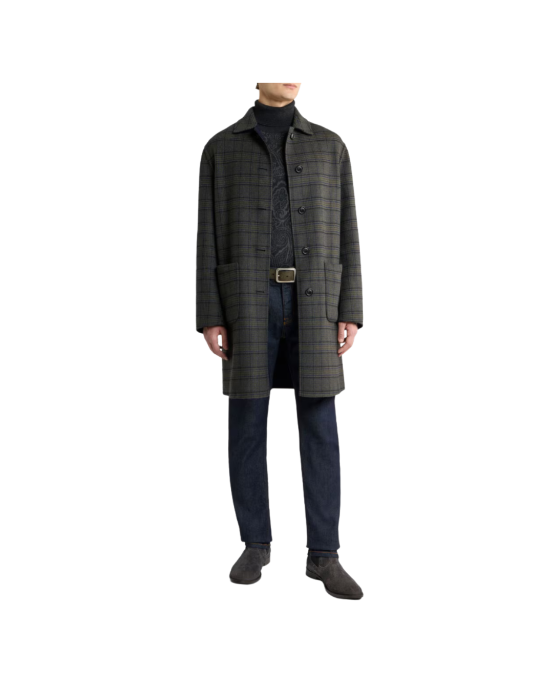 Reversible Wool-blend Coat