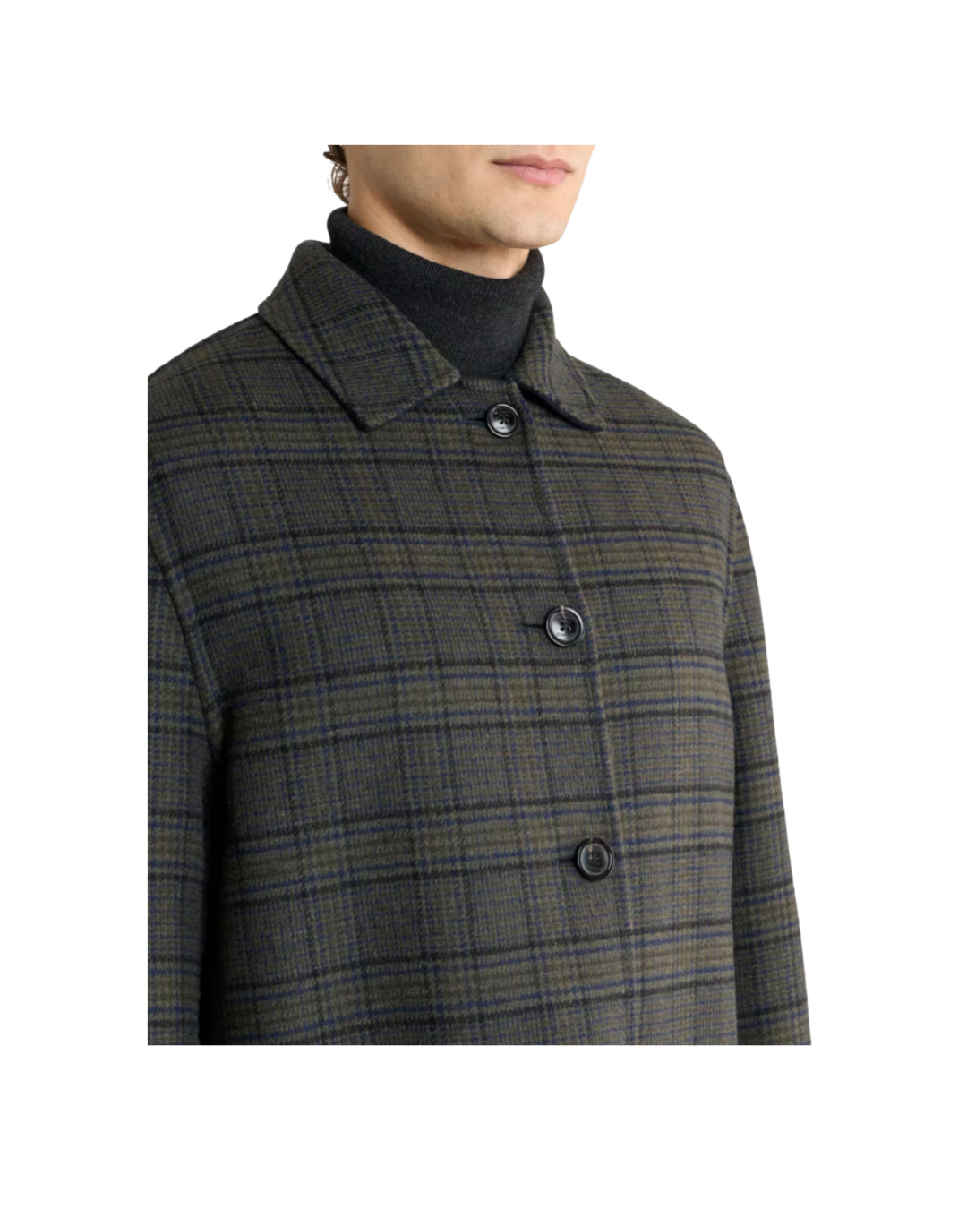 Reversible Wool-blend Coat