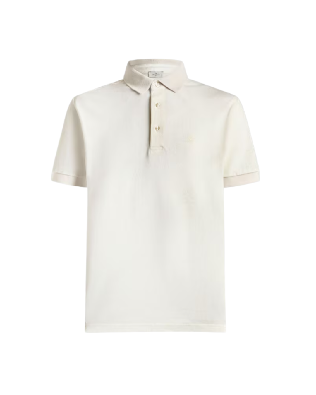 Cotton Polo Shirt With Arnica Motif
