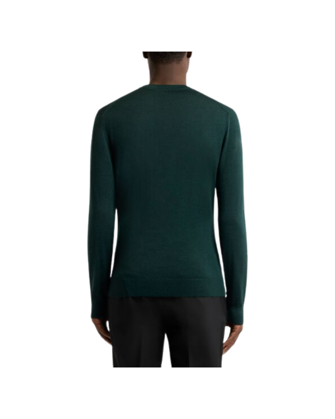 Wool And Silk Sweater With Pegaso Embroidery