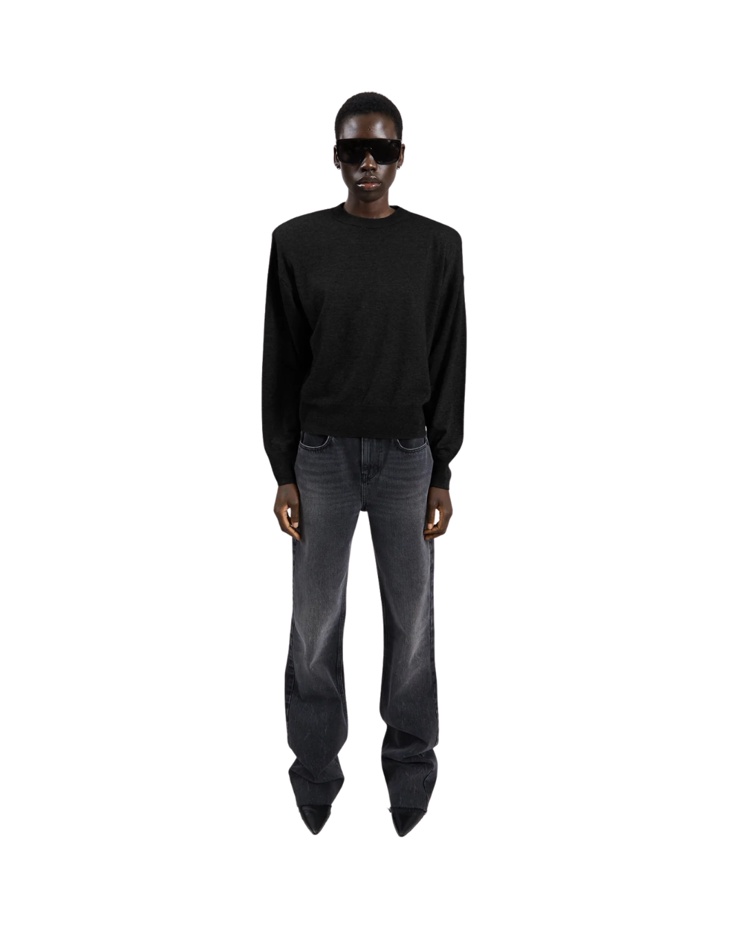 Rue Padded High Neck Sweater