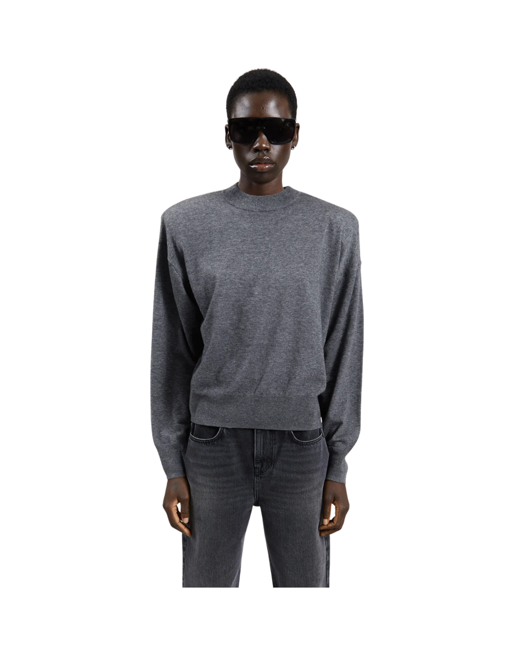 Rue Padded High Neck Sweater