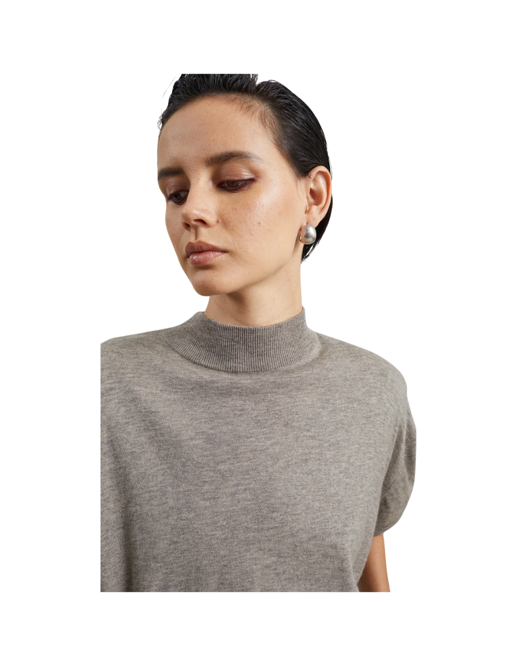 Rue Padded High Neck Sweater