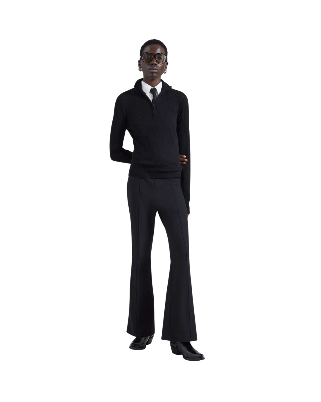 Sade Knit Zip Sweater