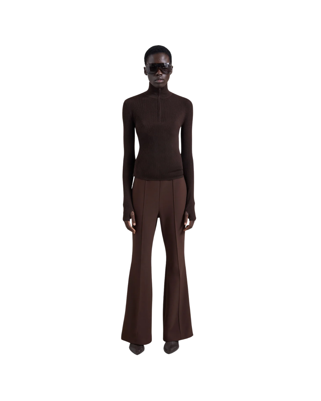 Sade Knit Zip Sweater