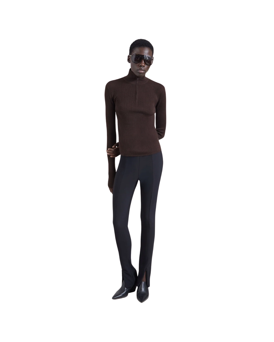 Sade Knit Zip Sweater