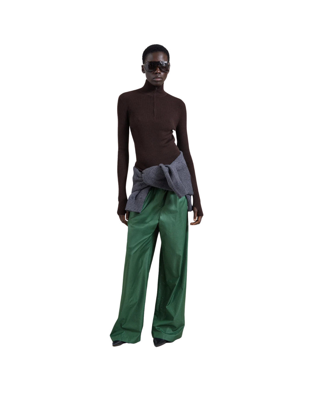 Sade Knit Zip Sweater