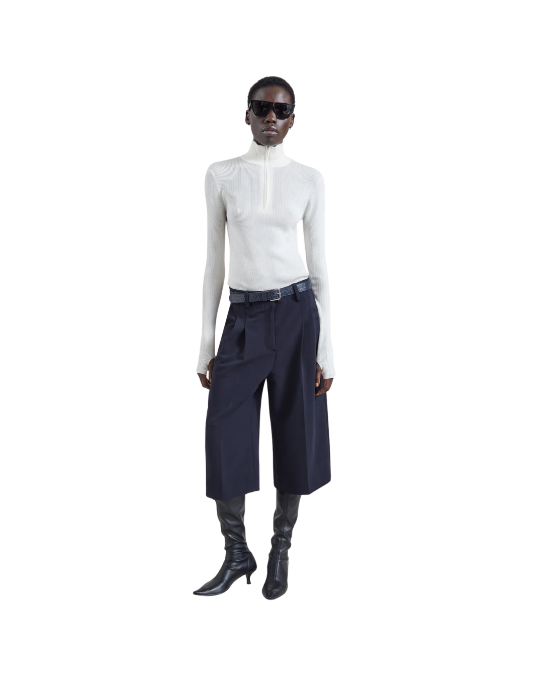 Sade Knit Zip Sweater