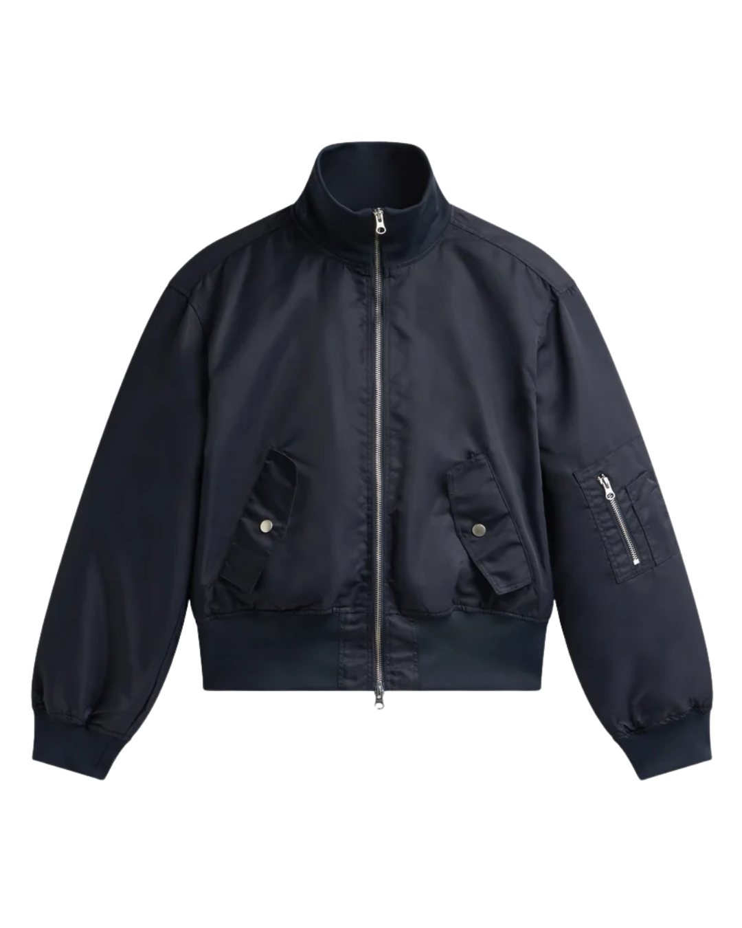 Storm Cropped Bomber Jacket