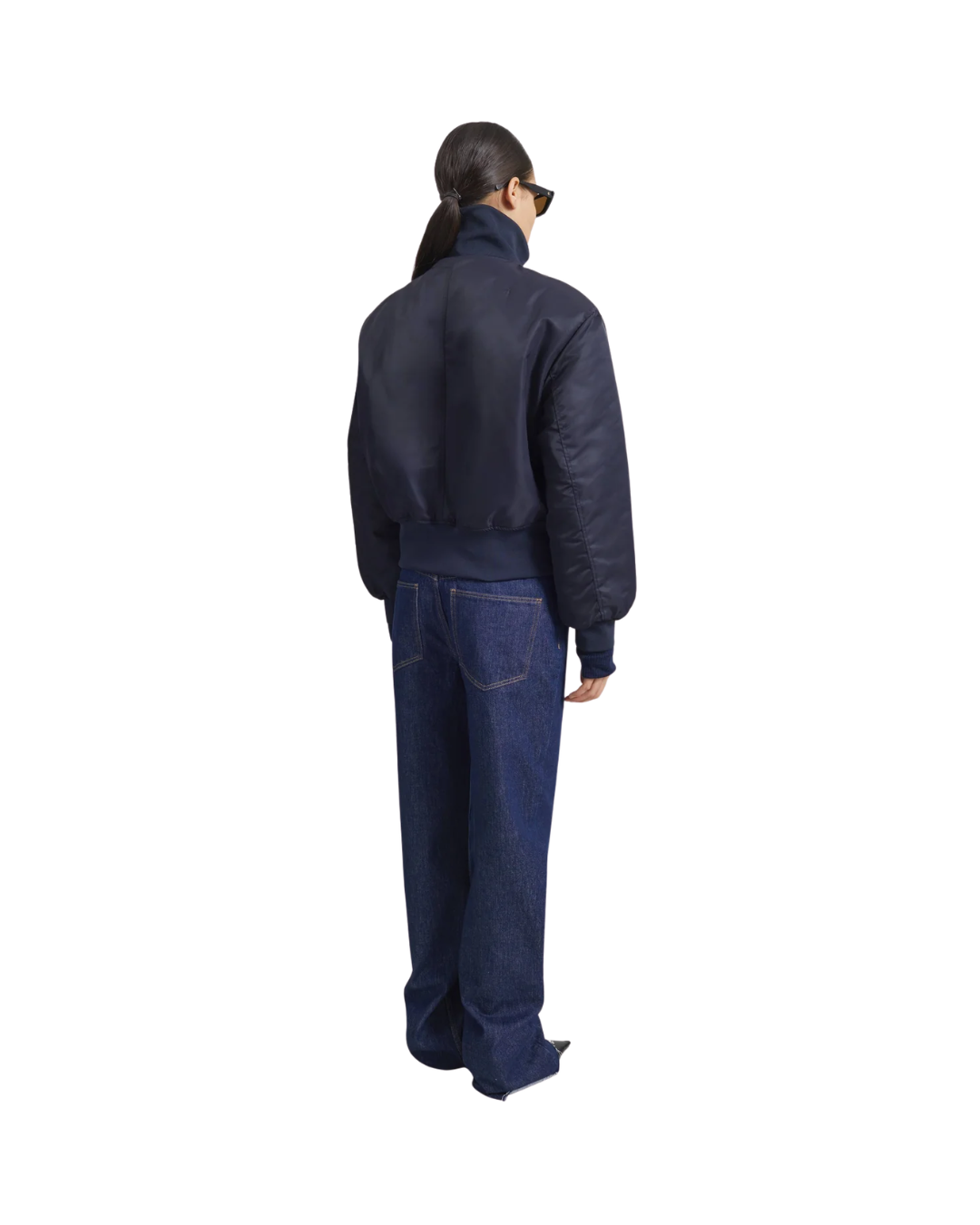 Storm Cropped Bomber Jacket
