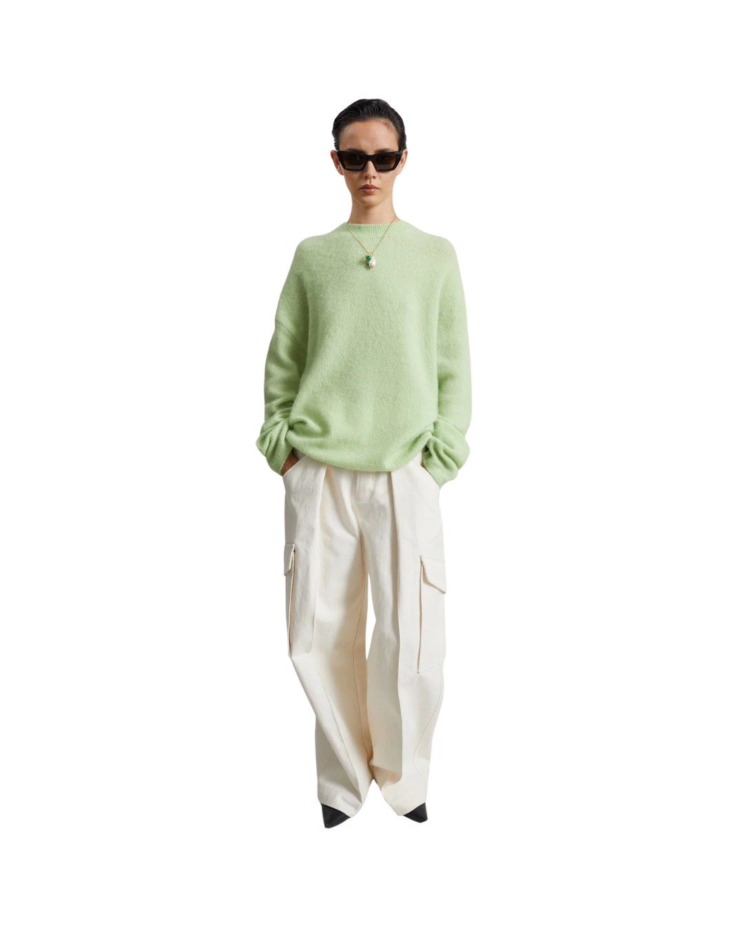 Timea Mohair Fuzzy Sweater