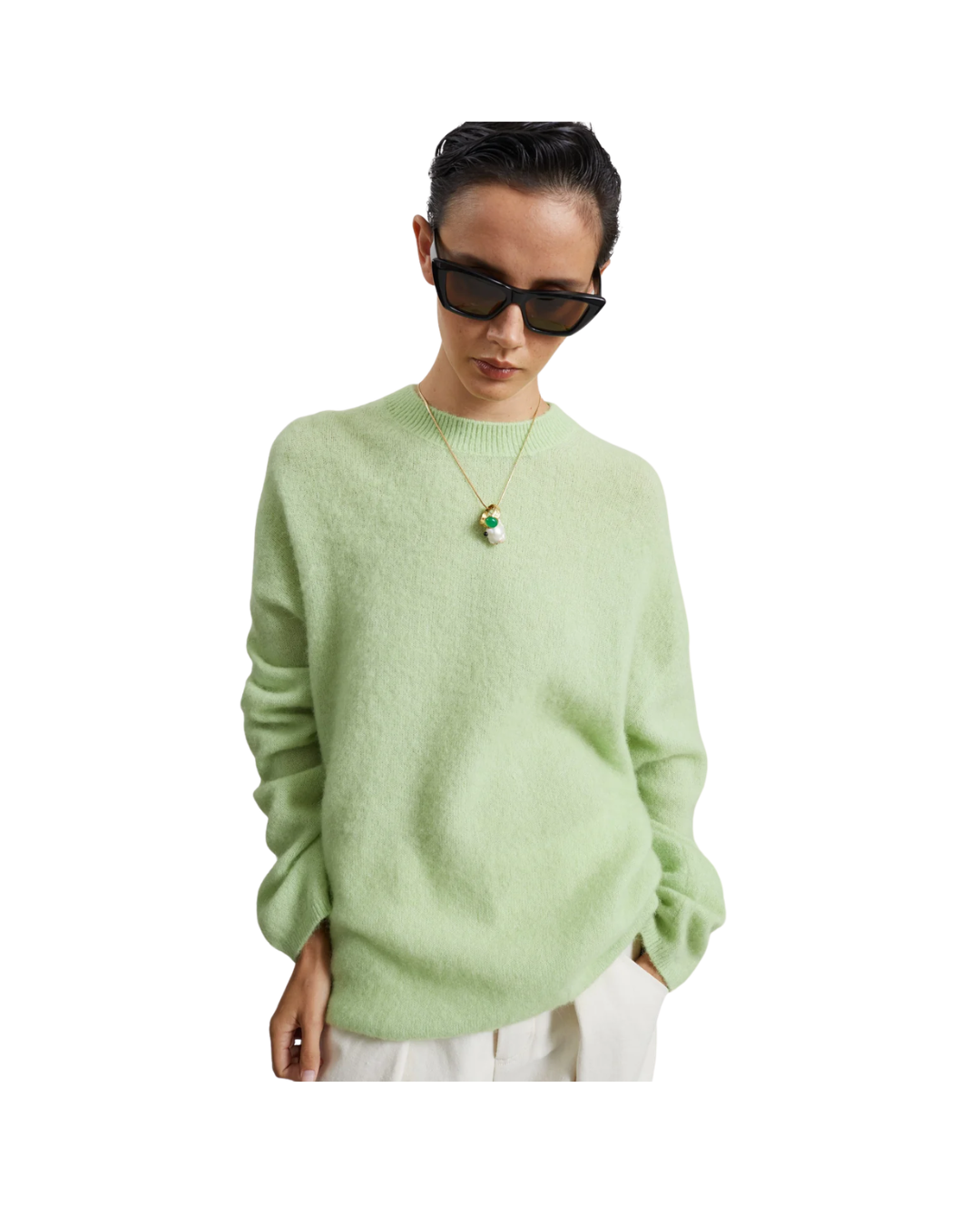 Timea Mohair Fuzzy Sweater