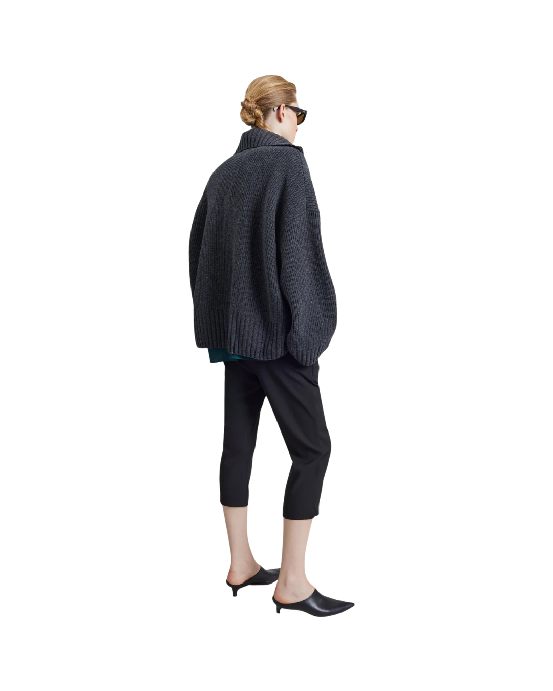 Veda Oversized Zip-Up Cardigan