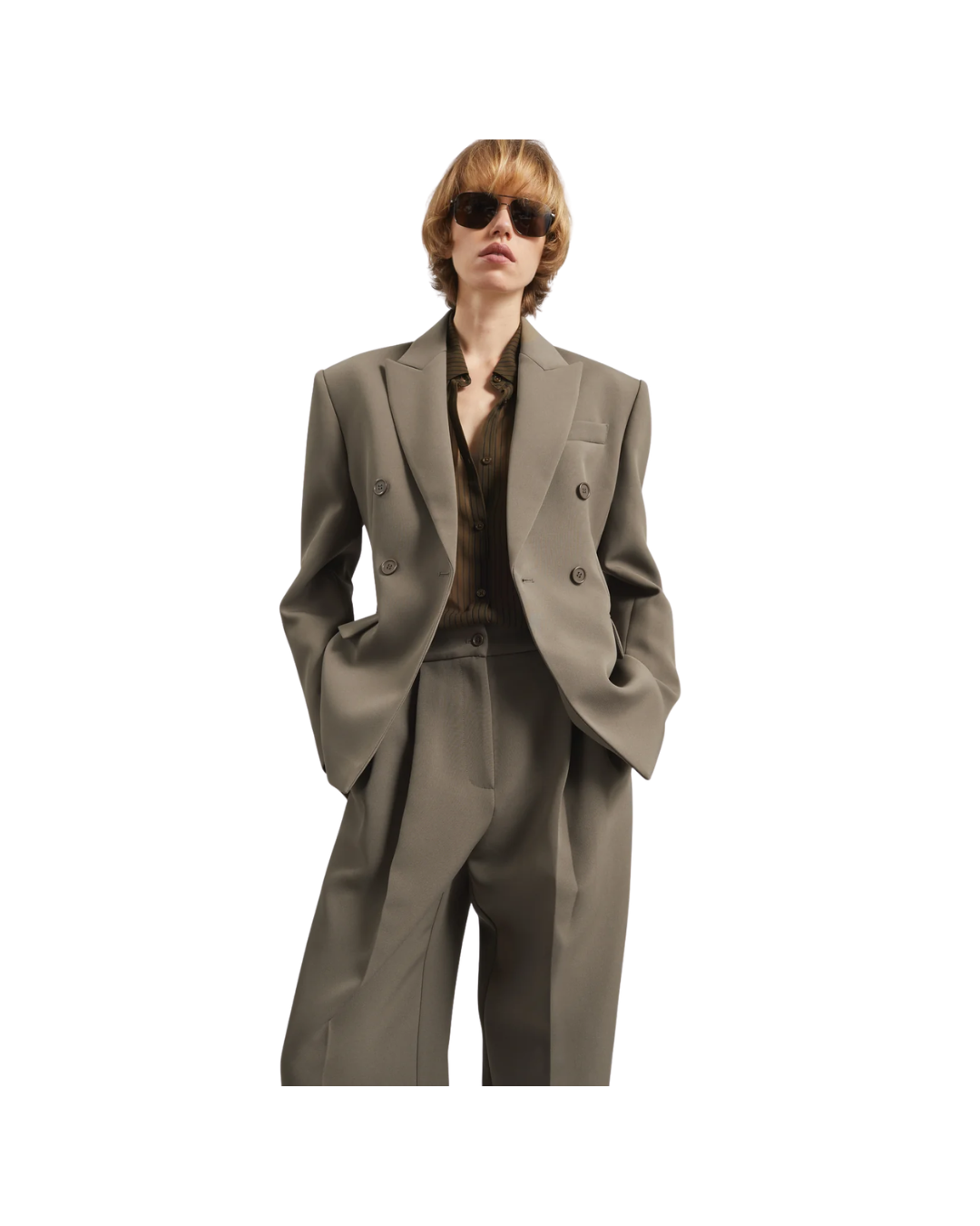 Doyer Pleated Trousers