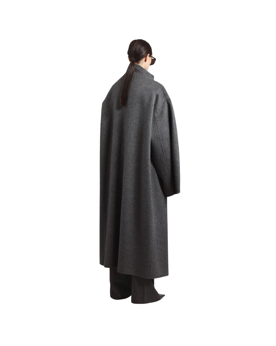 Leroy Funnel Neck Wool Coat