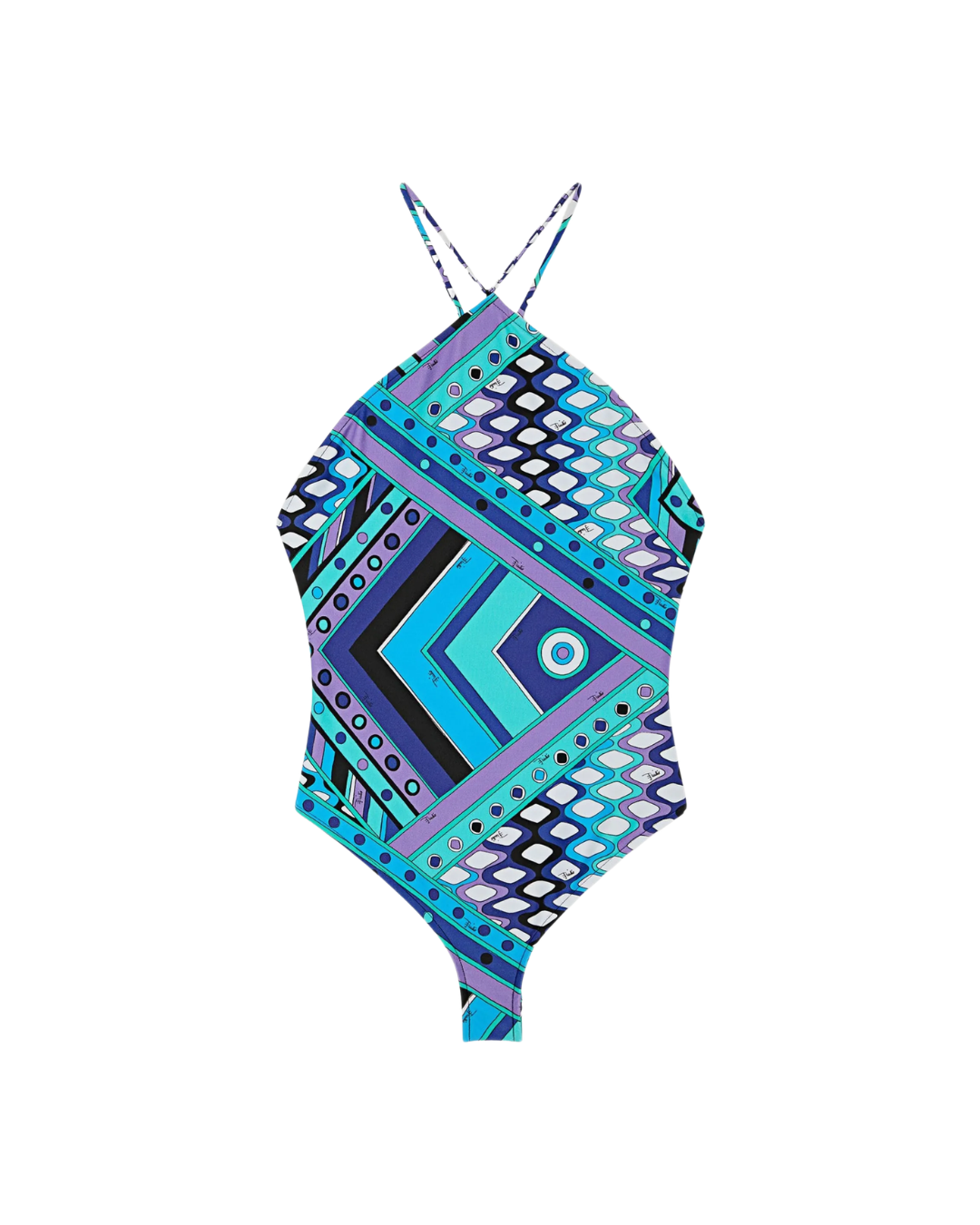Vivara Print Halterneck Bodysuit