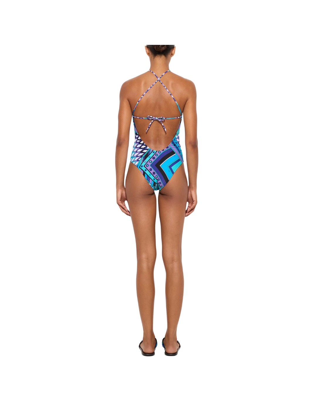 Vivara Print Halterneck Bodysuit