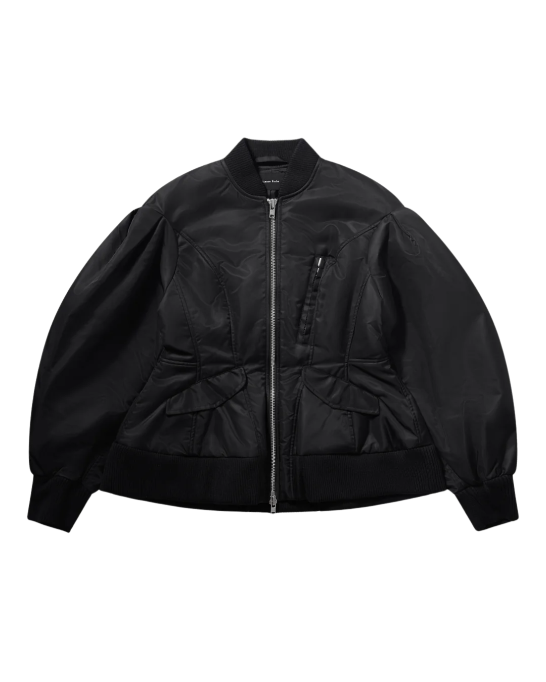 Padded Sculpted Bomber Jacket