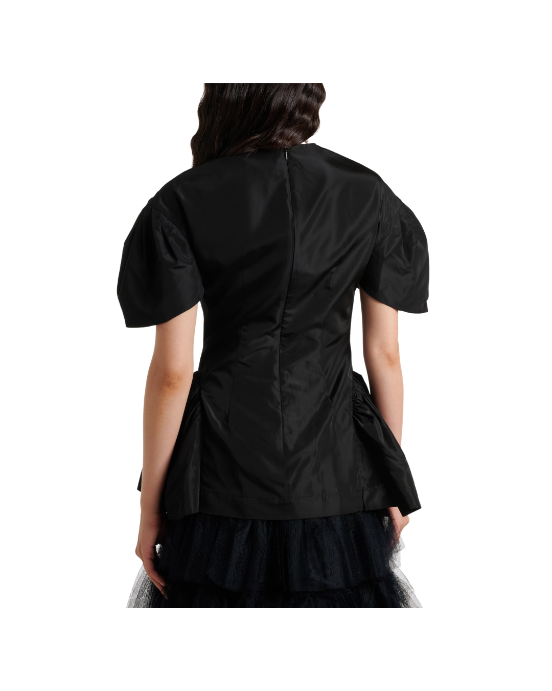 Sculpted Peplum Top