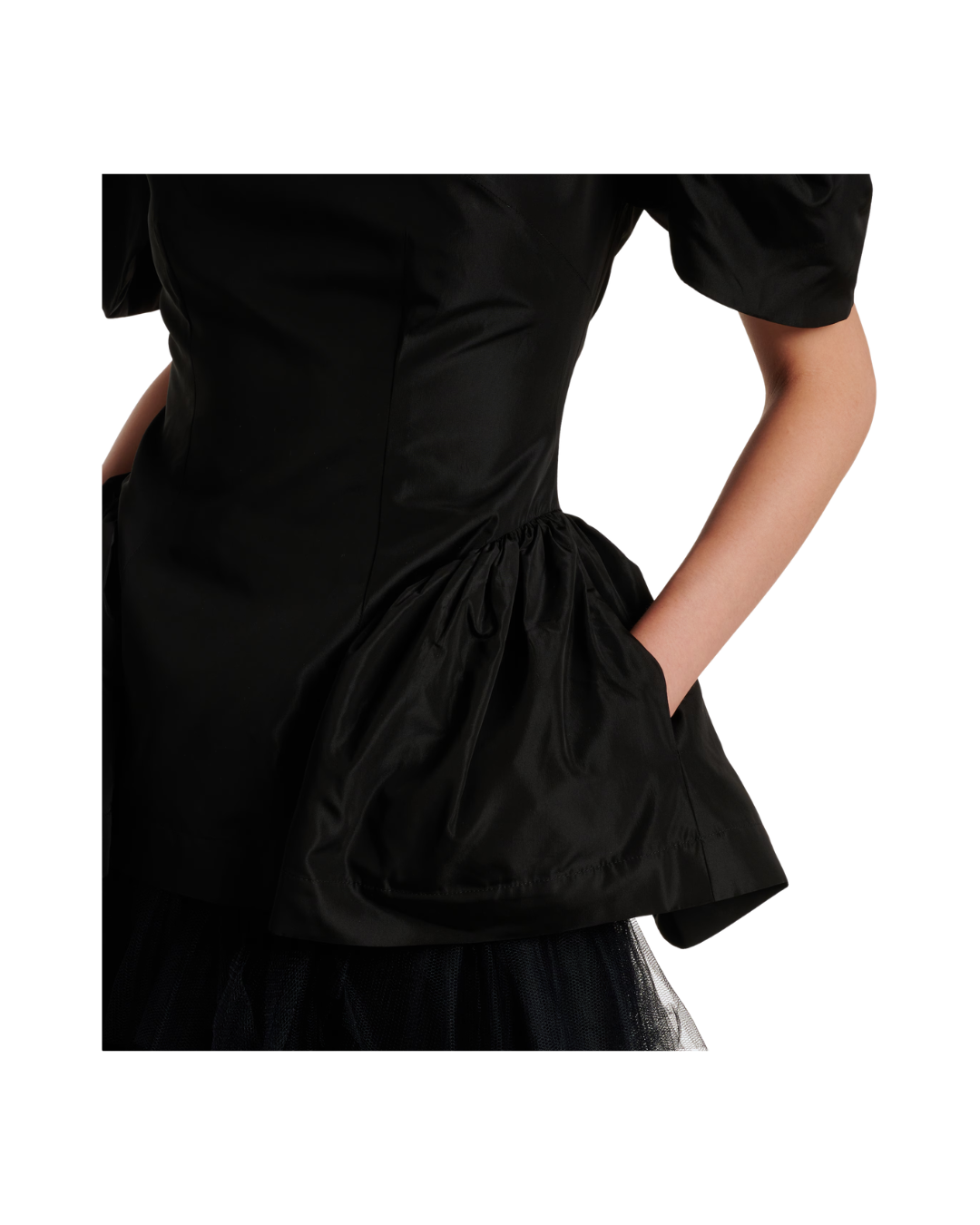Sculpted Peplum Top