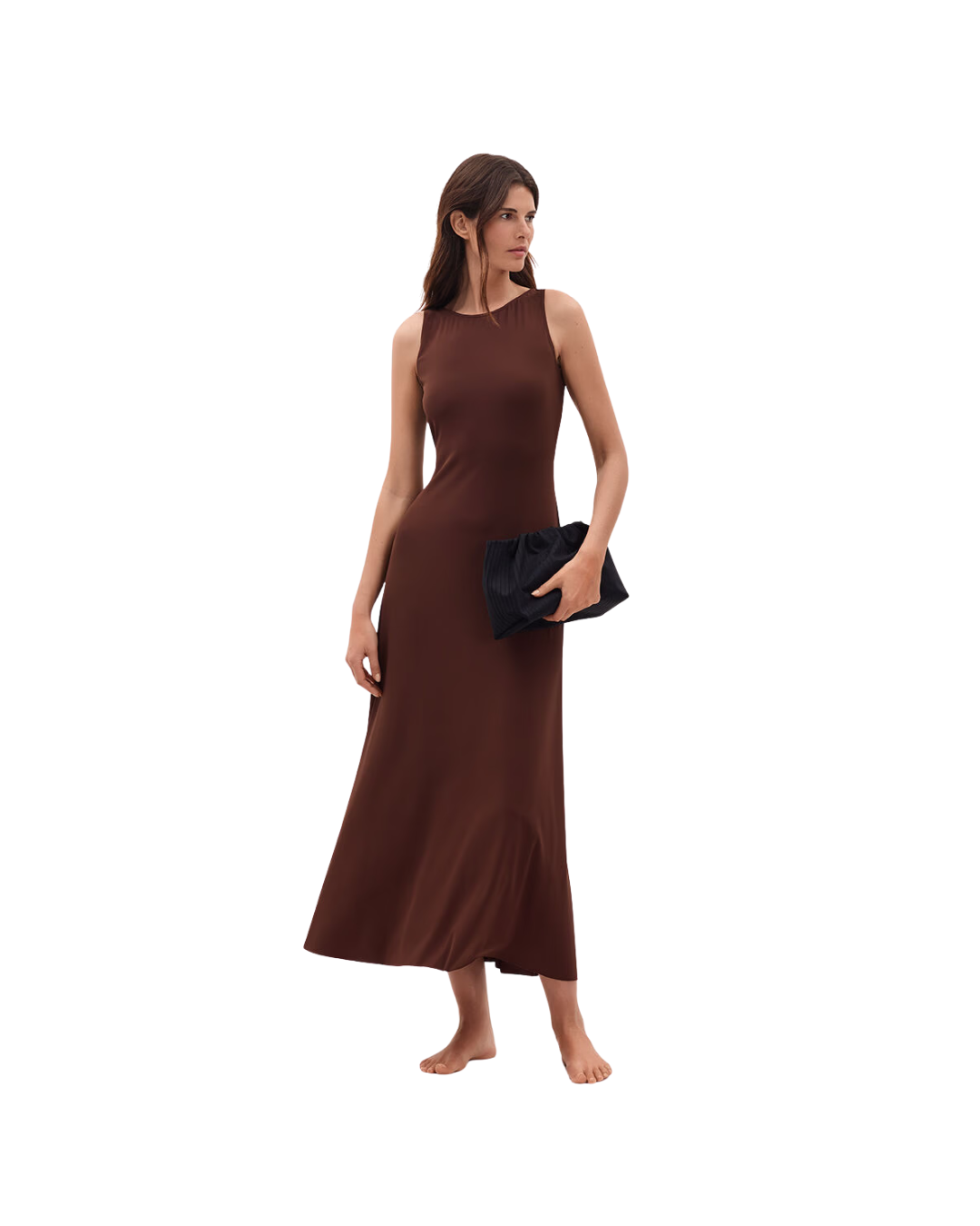 Sculpture Chocolat Noir Dress