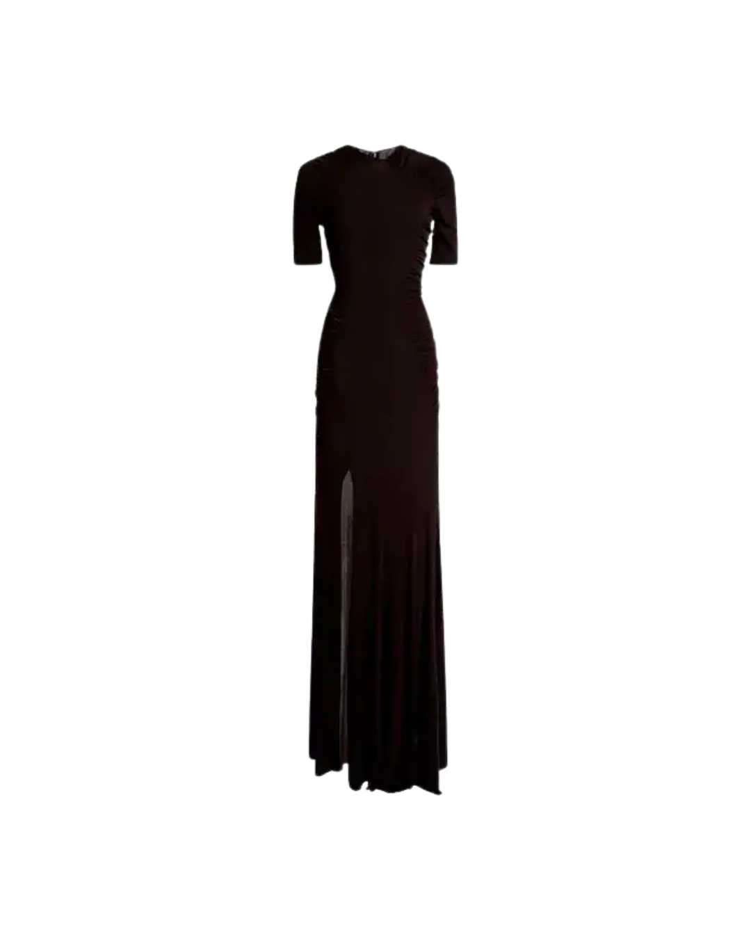 Short Sleeve Gathered Gown