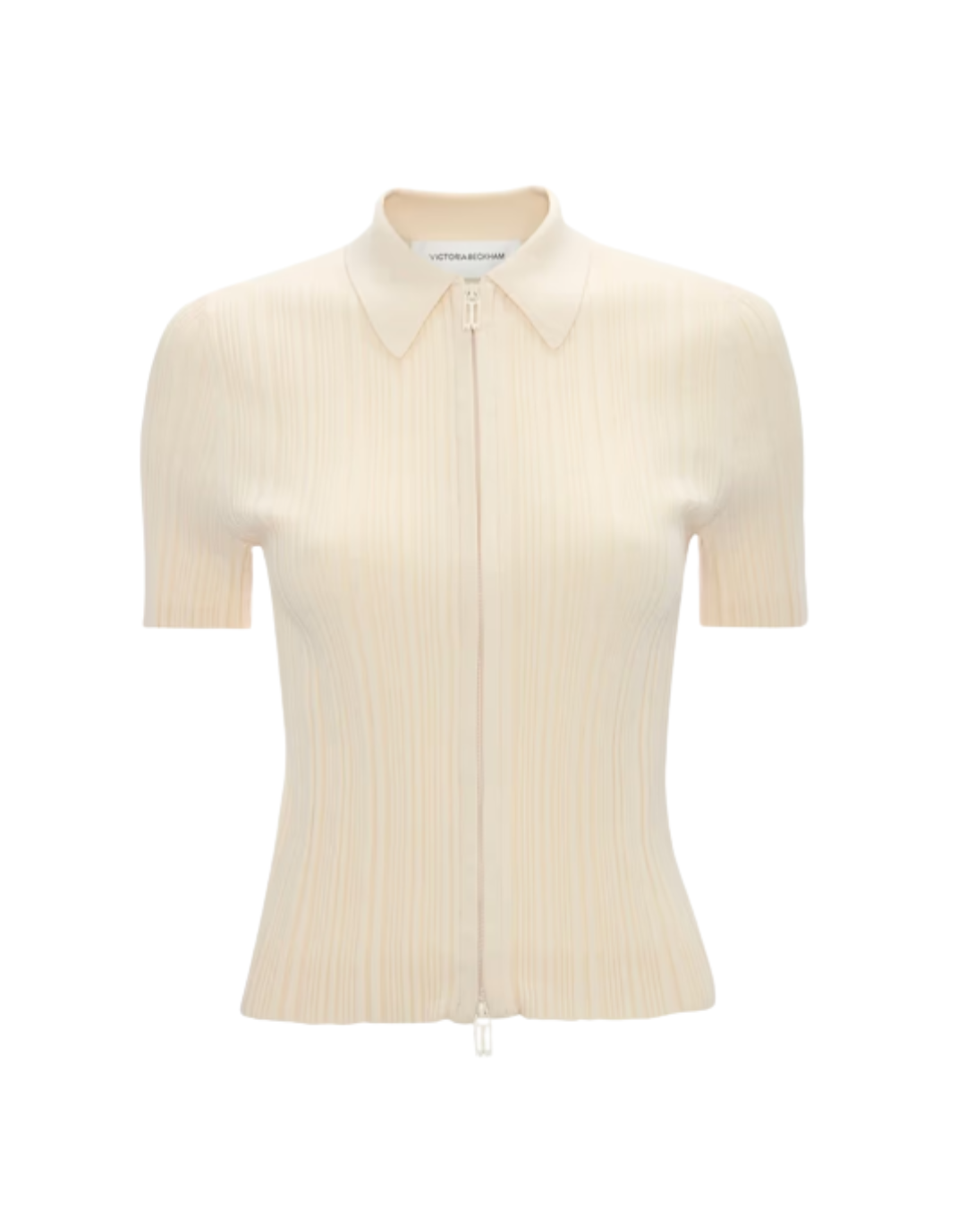 Ribbed Polo Top