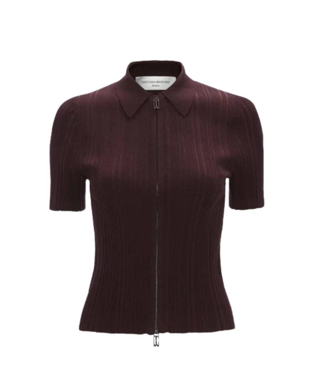 Ribbed Polo Top