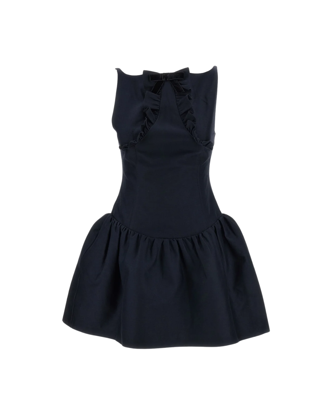 Lace Trim Sleeveless Dress