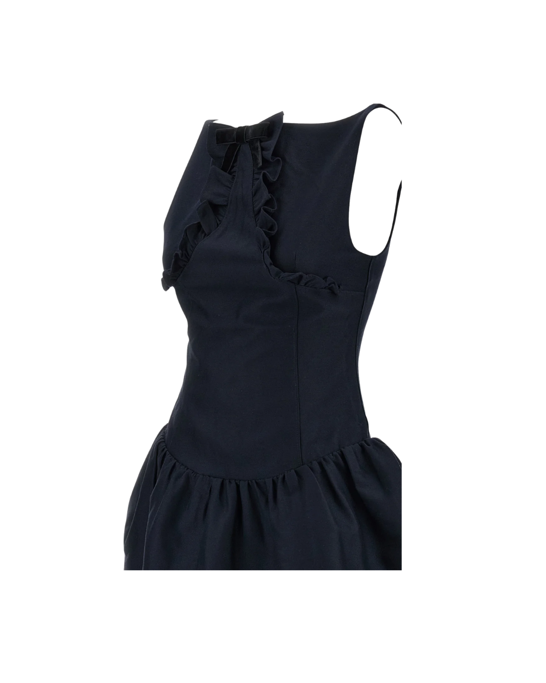 Lace Trim Sleeveless Dress