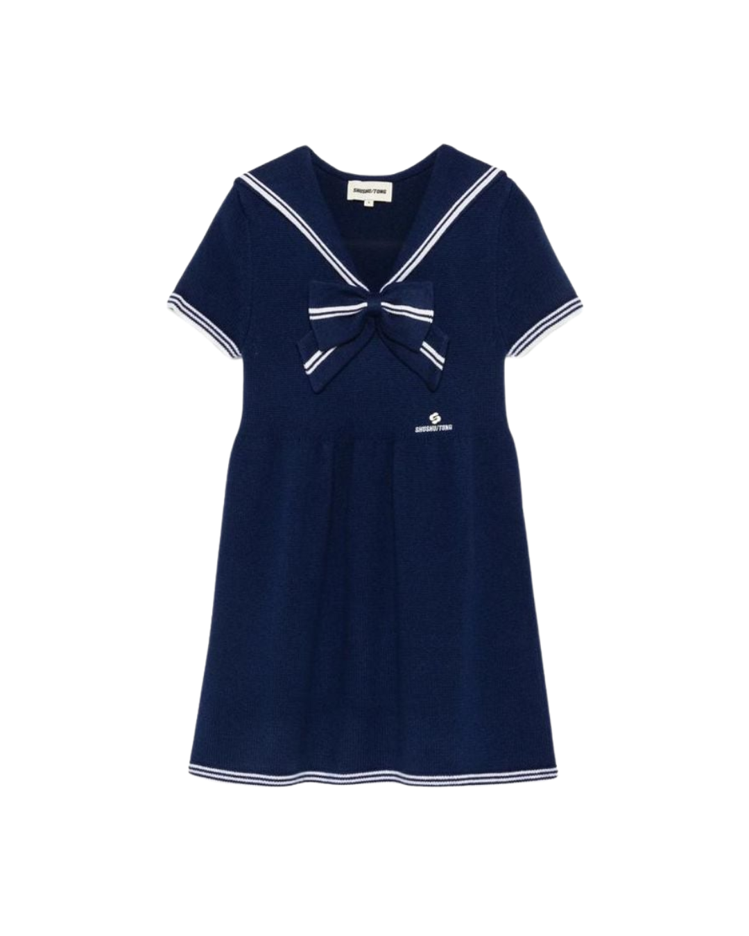 Sailor Collar Knit Dress