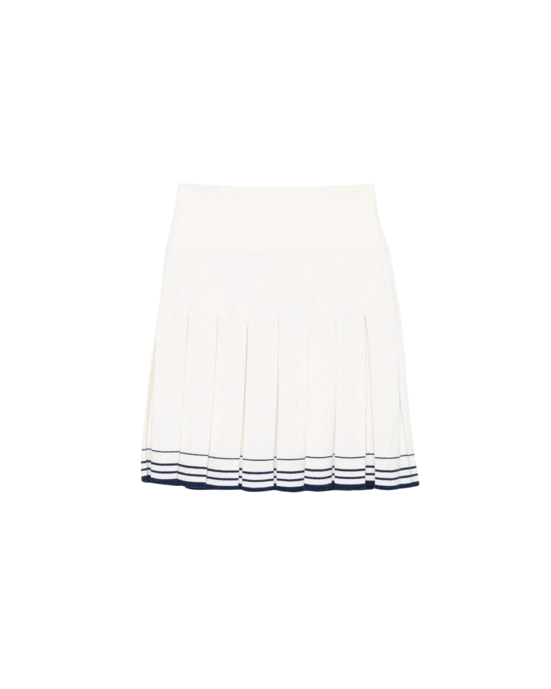 Pleated Knit Skirt