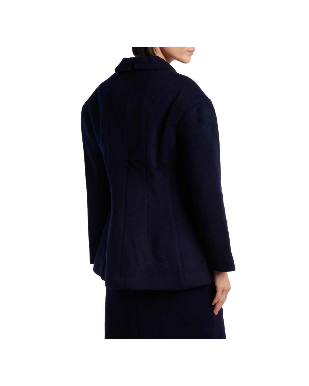 Bow-Front Cinched Waist Top