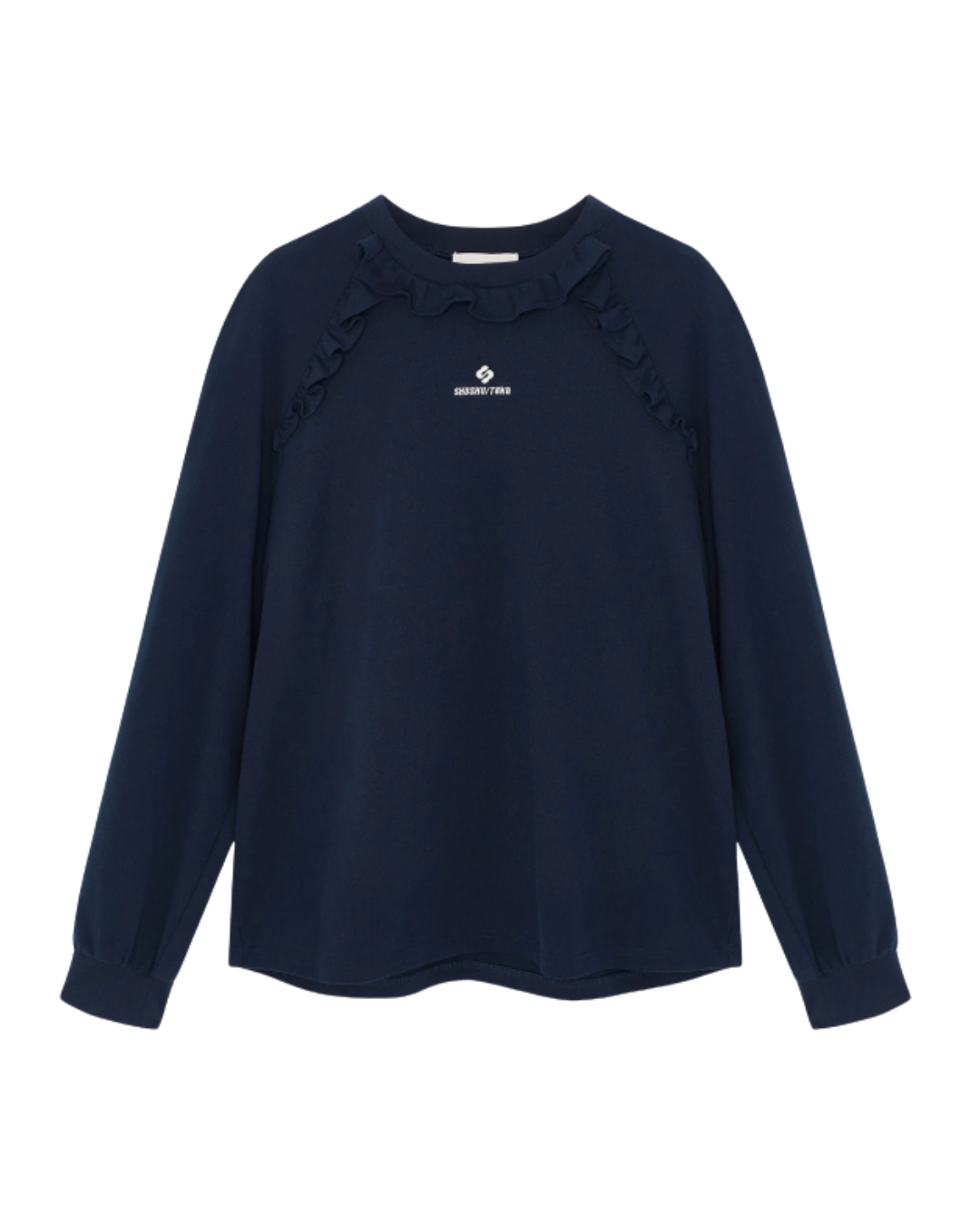 Lace Trim Long Sleeve T-Shirt