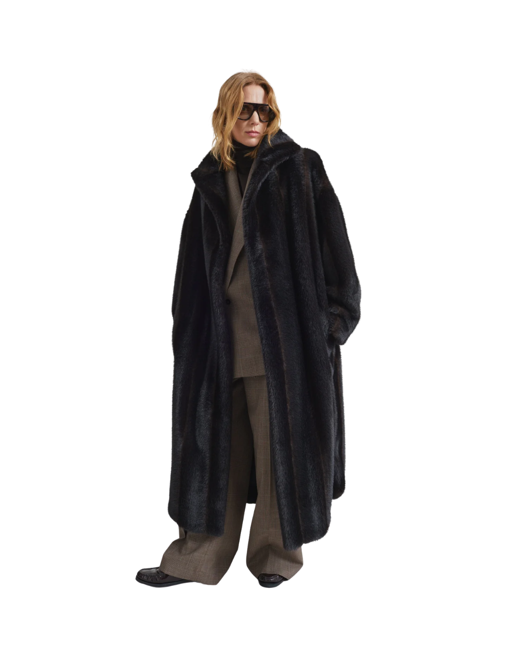 Ravello Faux Fur Robe Coat
