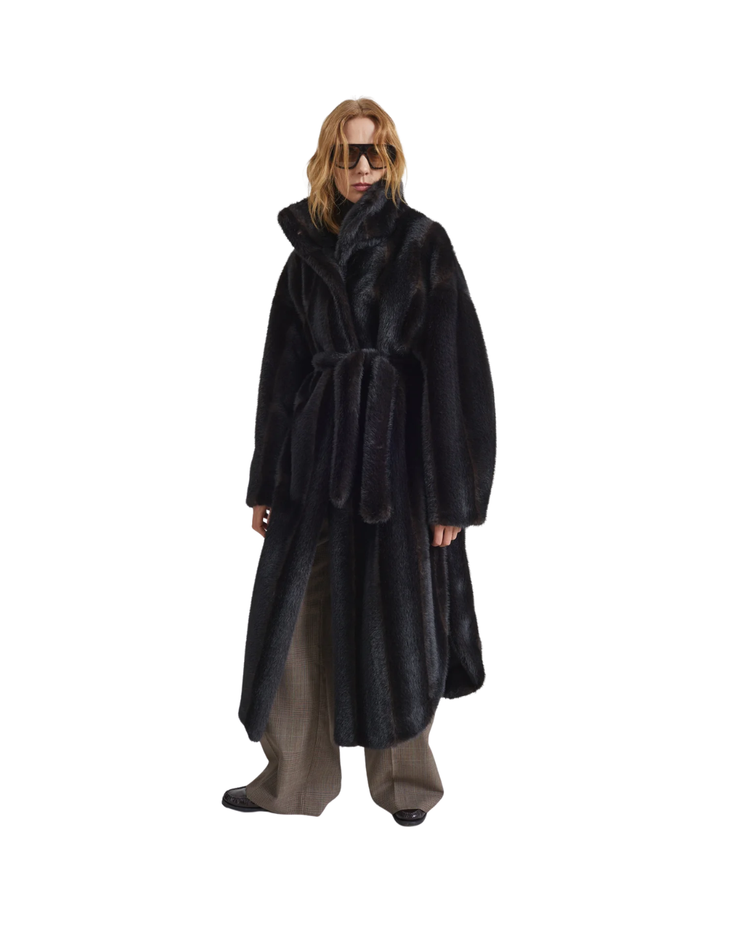 Ravello Faux Fur Robe Coat