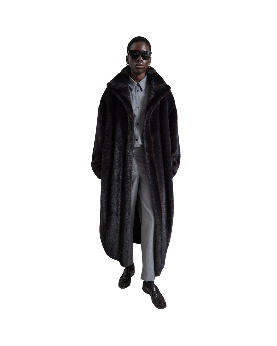 Ravello Faux Fur Robe Coat