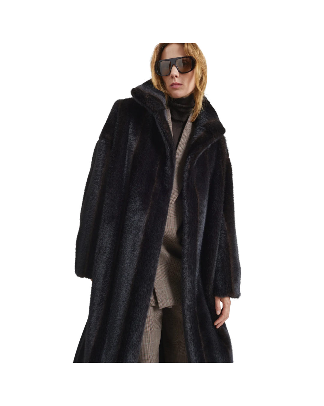 Ravello Faux Fur Robe Coat
